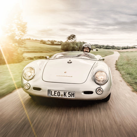 Dennis Berger – Cares for his dream Porsche 550 Spyder